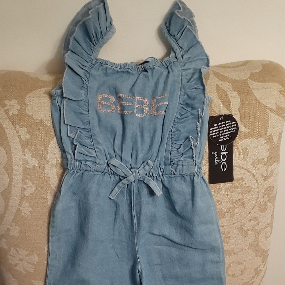 BEBE 2T JUMPSUIT NWT TODDLER GIRLS